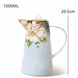 Elegant Floral Porcelain Teapot Set