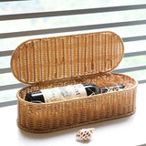 Boho Rattan Storage Basket