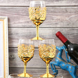 Golden Nordic Wine Goblet