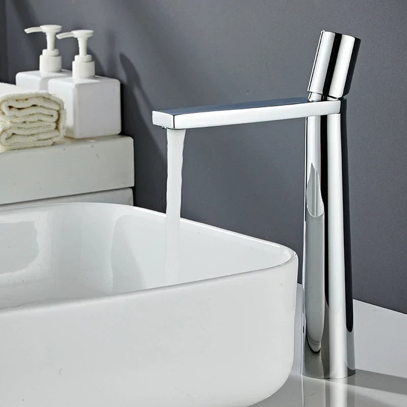 Elegant Stainless Steel Bathroom Faucet