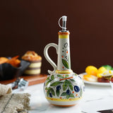 Hand-Painted Ceramic Oil Dispenser