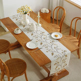 Elegant Embroidered Table Runner