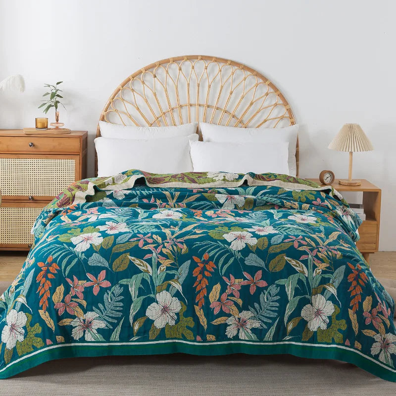 Boho Cotton Throw Blanket