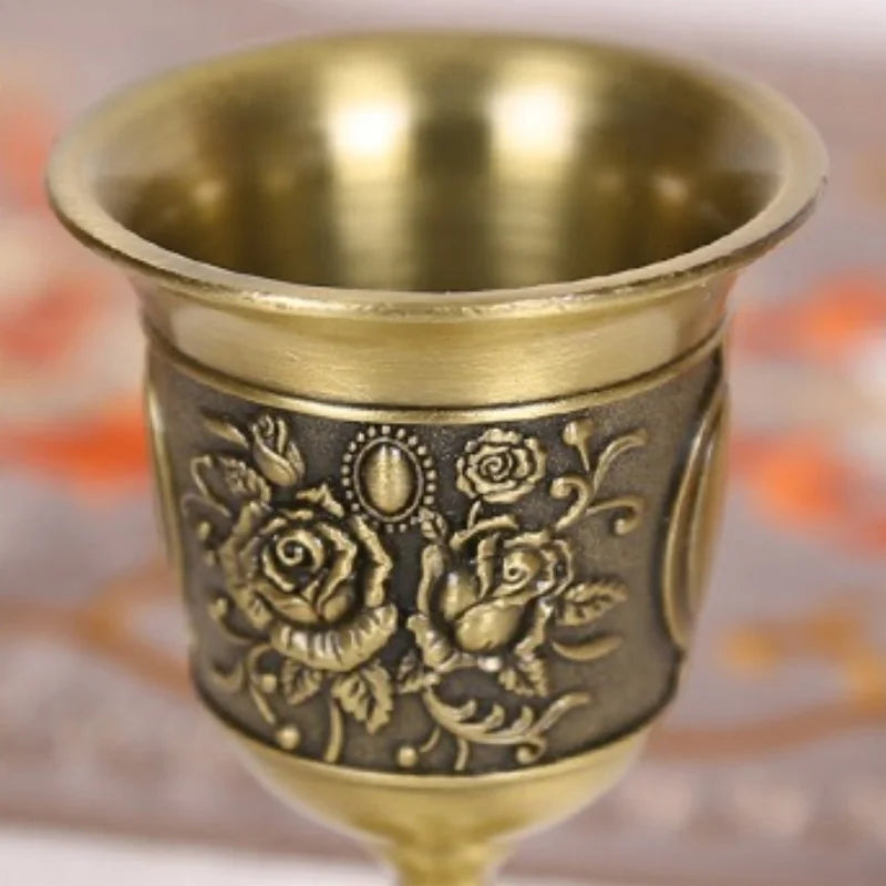 Vintage Bronze Shot Glass