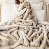 Luxurious Faux Fur Throw Blanket
