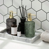 Elegant Glass Soap Dispenser 400ml