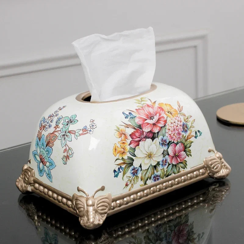 Elegant Ceramic Tissue Box