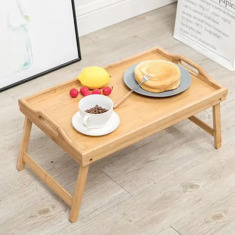 Versatile Bamboo Folding Table