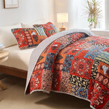 Floral Patchwork Quilt Set