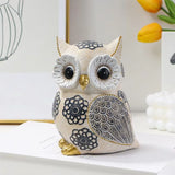 Charming Owl Sculpture Decor