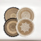 Boho Chic Jute Placemats Set