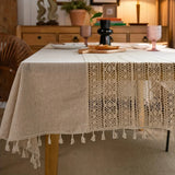Bohemian Crochet Tablecloth