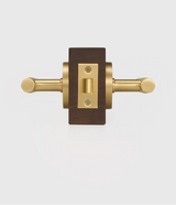 Elegant Brass Door Handle Set
