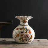 Elegant Floral Ceramic Vase