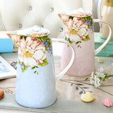 Elegant Floral Porcelain Teapot Set