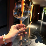 Elegant Gradient Wine Glass Set