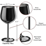 Elegant Stainless Steel Wine Goblet