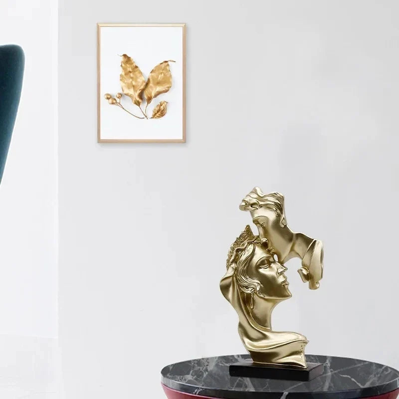 Elegant Lovers Resin Sculpture