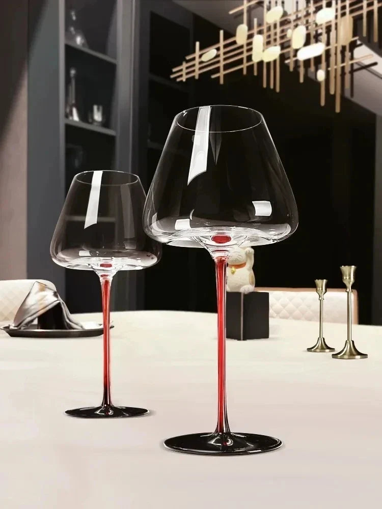 Elegant Crystal Wine Glass Set 720ml