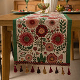 Vintage Floral Table Runner