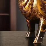 Copper Feng Shui Bull Ornament