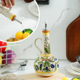 Hand-Painted Ceramic Oil Dispenser