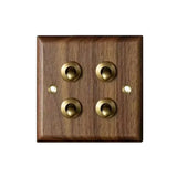 Vintage Brass Toggle Light Switch