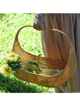 Elegant Bamboo Picnic Basket