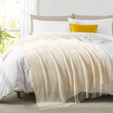 Cozy Knit Throw Blanket