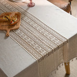 Bohemian Crochet Tablecloth
