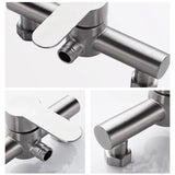 Elegant Wall-Mounted Shower Faucet