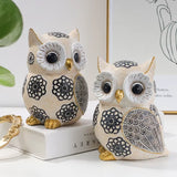 Charming Owl Sculpture Decor