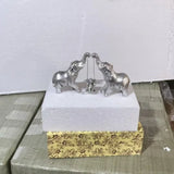Elephant Family Resin Ornament