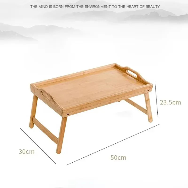 Versatile Bamboo Folding Table