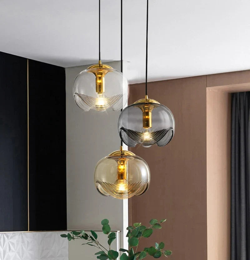 Elegant Glass Pendant Light