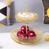 Elegant Multi-Tier Fruit Basket