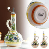 Hand-Painted Ceramic Oil Dispenser