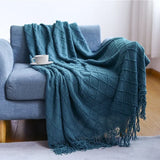 Cozy Knit Throw Blanket