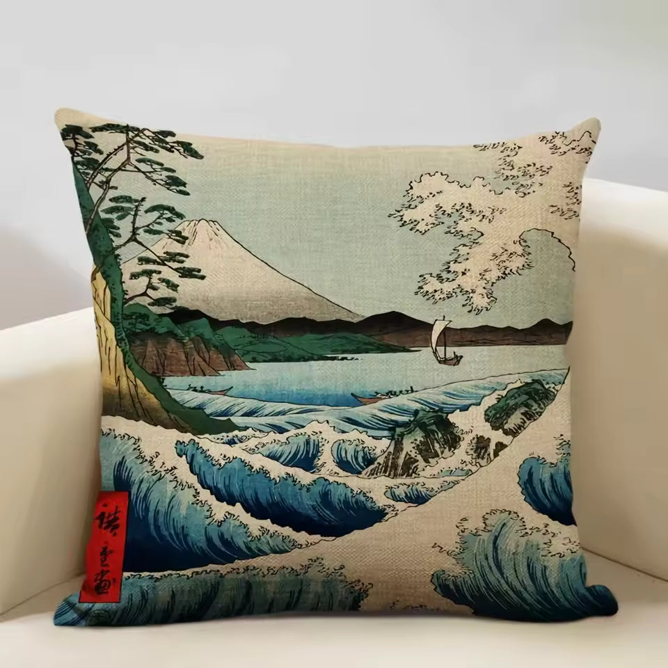 Japanese Art Cushion Covers – 50 × 50cm  Copy